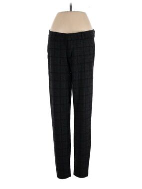 Kut from the Kloth Charcoal Black Plaid Pants